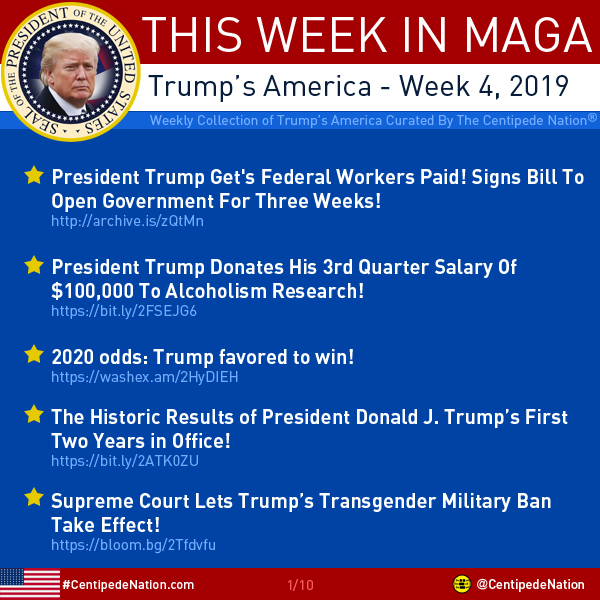 This Week In MAGA – Trump’s America – Week 4 2019