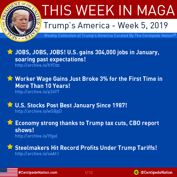 This Week In MAGA – Trump’s America – Week 5 2019