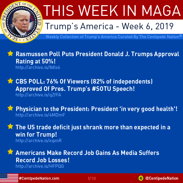 This Week In MAGA – Trump’s America – Week 6 2019