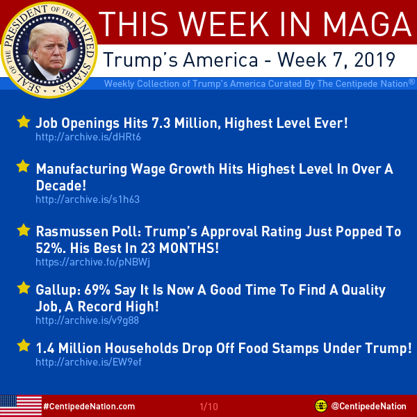 This Week In MAGA – Trump’s America – Week 7 2019