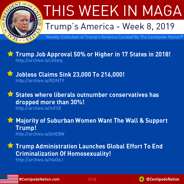 This Week In MAGA – Trump’s America – Week 8 2019