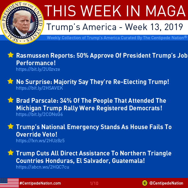 This Week In MAGA – Trump’s America – Week 13 2019