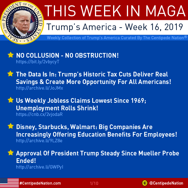 This Week In MAGA – Trump’s America – Week 16 2019