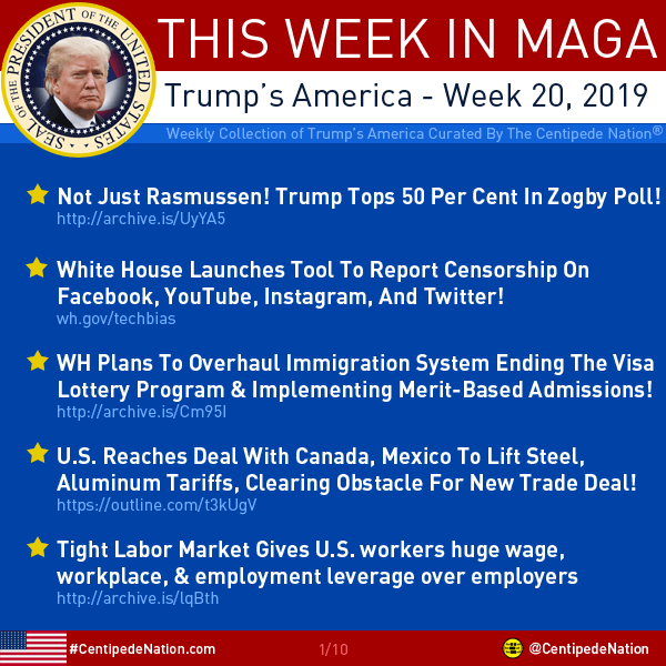 This Week In MAGA – Trump’s America – Week 20 2019