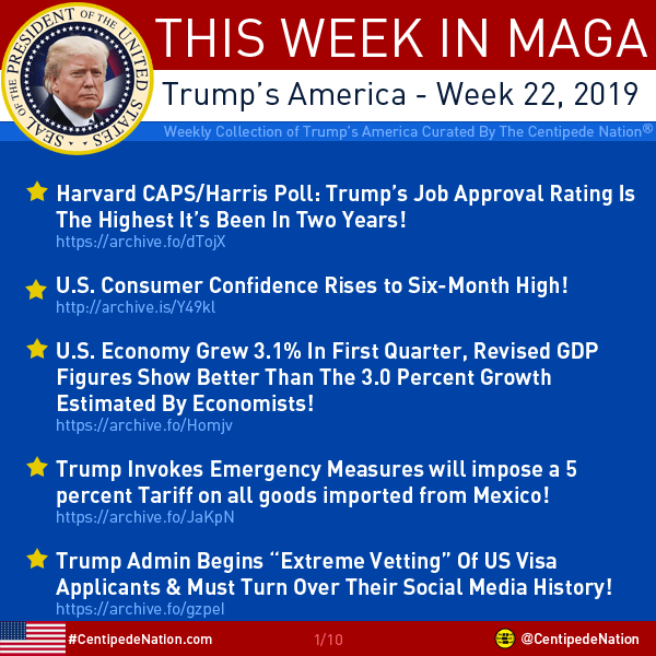 This Week In MAGA – Trump’s America – Week 22 2019