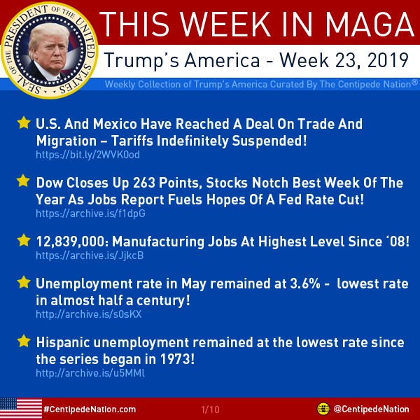 This Week In MAGA – Trump’s America – Week 23 2019