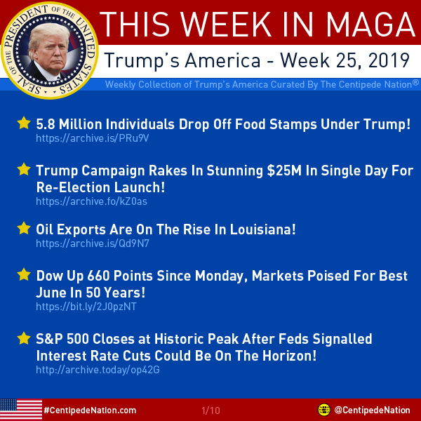 This Week In MAGA – Trump’s America – Week 25 2019