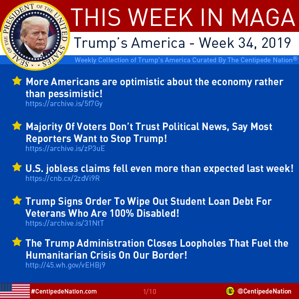 This Week In MAGA – Trump’s America – Week 34 2019