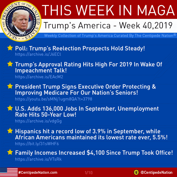 This Week In MAGA – Trump’s America – Week 40 2019
